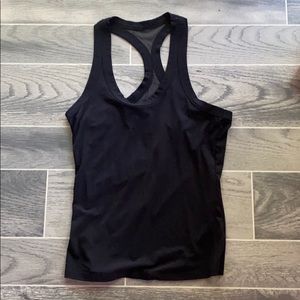 Athleta mesh back halter tank
